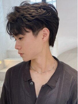 サイン メンズ 渋谷(SIGN men's) フェザーパーマ/ニュアンスパーマ/センターパート/カルマヘア