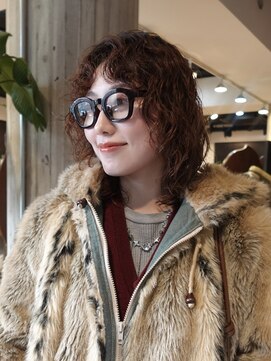 ダブミックス(DaB MIX) ボブパーマスタイルレイヤーボブプードルパーマハードパーマ