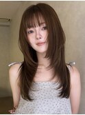 ハッシュカット/レイヤーカット/韓国ヘア/暗めカラー/横浜
