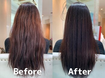 ミューズ(muze)の写真/広がる髪とお別れ♪【傷まない縮毛矯正】酸性ストレートで、憧れのストレートヘアへ導きます!