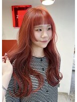 ゾーイダイミョウ(ZOEY daimyo)&nbsp;福岡　ブリーチなしwカラー　ボルドーカラー
