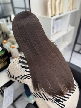 ラムシェール(LamChele) アッシュブラウン×髪質改善トリートメント