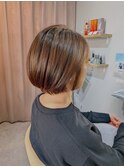 丸みショートボブ