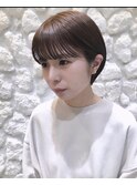 Moana西葛西#耳掛けショートボブ#コンパクトショート#20代#30代