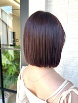 ルクス ヘア パートナー(Luxe HAIR PARTNER) 【切りっぱなしボブ×ナチュラルピンク】