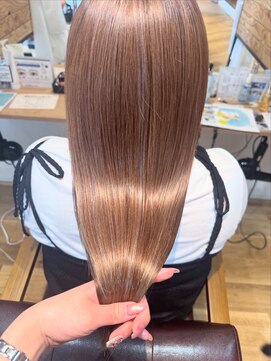 フリックヘアサロン 梅田茶屋町2号店(FLICK HAIR SALON) 小顔レイヤーカット/韓国ヘア/ハッシュカット/髪質改善