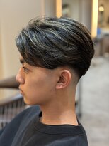 クレイン バイ パプスドコワフュール 宝塚中山寺(Crane by Pap'sde coiffeur) メンズハイライトフェード