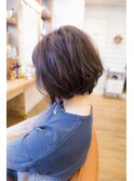 【Lilou】ナチュラルボブ　くせを活かすショートスタイル