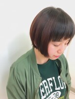 ヘアメイク リーフ 茂原店(HAIRMAKE Leaf)  前下がり大人ボブ