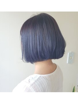 水の精 ネイビーブルー×ボブ