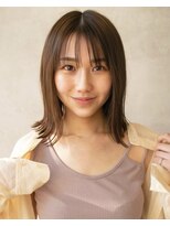 やわらかいナチュラルbob＊くびれ/薄め前髪/イメチェン