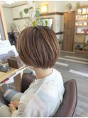 ショート×ペールトーンカラー