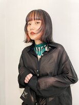 チクロヘアー(Ticro hair) kana - inner orange