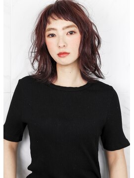 ラミ(L'ami) ☆ ラベンダーグレージュ & 毛束感 ☆ 小顔 マッシュウルフ♪