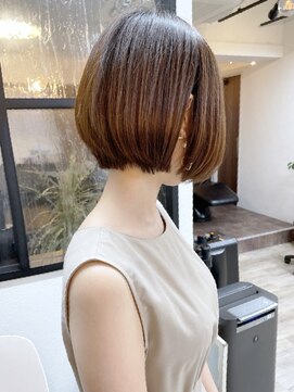 ニット 銀座(knit) 《knit銀座》大人可愛い20代30代40代ショートボブ丸み前下がり