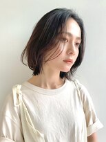 トレス(TRESS)&nbsp;レイヤーボブ　前髪長め　顔まわりカット　原宿　表参道　渋谷