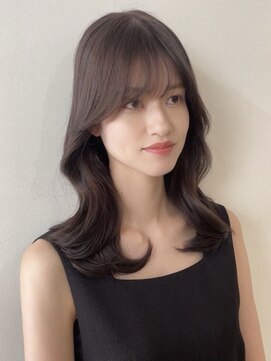 ミレバイジェニー (mirae by geny) 結んでも可愛い韓国ヘアくびれセミロングs