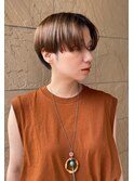 【Hishida】#前下がりショート #ラテベージュ #ベージュカラー