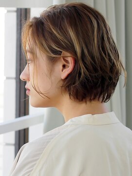 アース 三木店(HAIR & MAKE EARTH) 20代30代40代大人可愛いアッシュベージュダブルカラー透明感