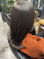シェル 吉祥寺(shell) グレージュカラー/ボブウルフ/黒髪/ココアベージュ