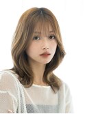 くびれレイヤー×シースルーバング