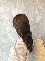 ヘアアンドメイク ムーア(Muuua) アッシュベージュ＋ロングレイヤースタイル