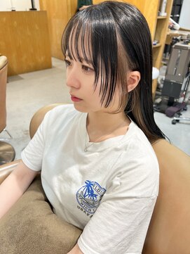 トリート 西船橋店(TREAT) 顔周りカット×インナーカラー