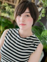 カバーヘアアンドスパ ブリス 浦和(COVER HAIR&SPA bliss)&nbsp;オリーブグレージュ大人ボブ束感ショートh3浦和30代40代50代