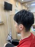 【メンズ☆平日限定】カット＋シェービング　￥4900