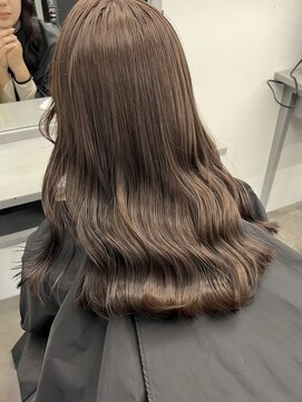 ペレ 栄店(PELE) 前髪/アンブレラカラー/こなれミディ/イメチェン/ウェーブパーマ