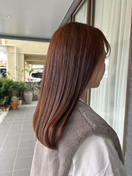 ヘアースイッチ(HAIR SWITCH) ピンクオレンジカラー