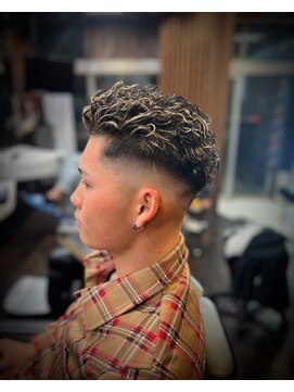 スマイルヘアー 荻窪店(Smile hair) 極道パーマメッシュカラー＆スキンフェード