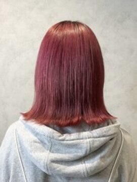 ラック 表参道(LUCK) ボブレイヤー/チェリーレッド/マロンベージュ/表参道