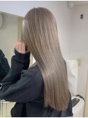 ミルクティーベージュ×ロング