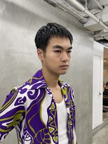 ソーコ 渋谷(SOCO) メンズカットメンズショートスパイキーショートピンパーマ渋谷