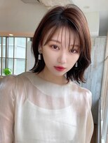 ラルユー 金山(LallYou)&nbsp;20代シースルー前髪で可愛いくびれボブ結べるボブ外ハネボブ