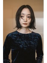 ガタカ(GATTACA)&nbsp;ニュアンスボブとオリーブブラウン