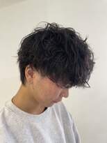 ニアウ 伊勢崎連取店(Niau) メンズマッシュシャドウパーマメンズパーマ