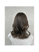 アース オーセンティック 越谷レイクタウン店(EARTH Authentic)&nbsp;外はねミディアム/ブリーチなしダブルカラー