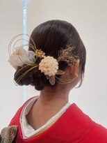 ヴィサージュプラス(VISAGE plus)&nbsp;成人式着物ヘア　タイトシニョン