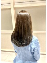 ティエナビューティー(TIENA BEAUTY) #透け感ロングレイヤー #ブリーチなしカラー #髪質改善 #天神