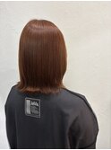 オレンジ × 外ハネ