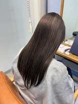 ユニ バイ マグ 長野店(Uni.by Mag) ブリーチなしカラー×透明感オリーブベージュ