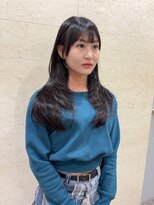 アクシス 栄ガスビル店(`AXIS) ミルクティーブロンド/ダークブルー/デジタルパーマ/名古屋栄