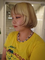 ダブ アオヤマ(DaB AOYAMA)&nbsp;三毛猫カラー×ハイトーンミックスボブ