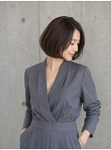 大人可愛いショートボブ【浅草】
