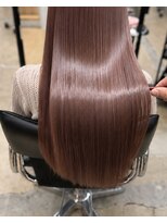 フレイムスヒュー 高崎店(FRAMES HUE)&nbsp;艶感うるツヤストレート縮毛矯正ロング髪質改善