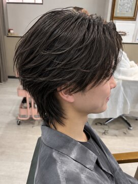 リム バイ ディーアンドティー(Lim by D&T) 似合わせフェザーパーマ ウルフ ニュアンスパーマ 毛流れ