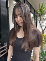 コラン 中目黒(collan) 顔周りナチュラルレイヤーロングヘア