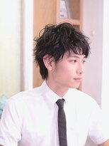 RATIE　HOMME【メンズサロン　栄　久屋大通】【ラティオム】&nbsp;”Ratie“くせ毛風パーマのショートマッシュ【久屋大通/栄】